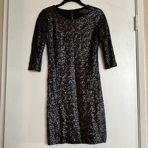 AQUA sequin dress